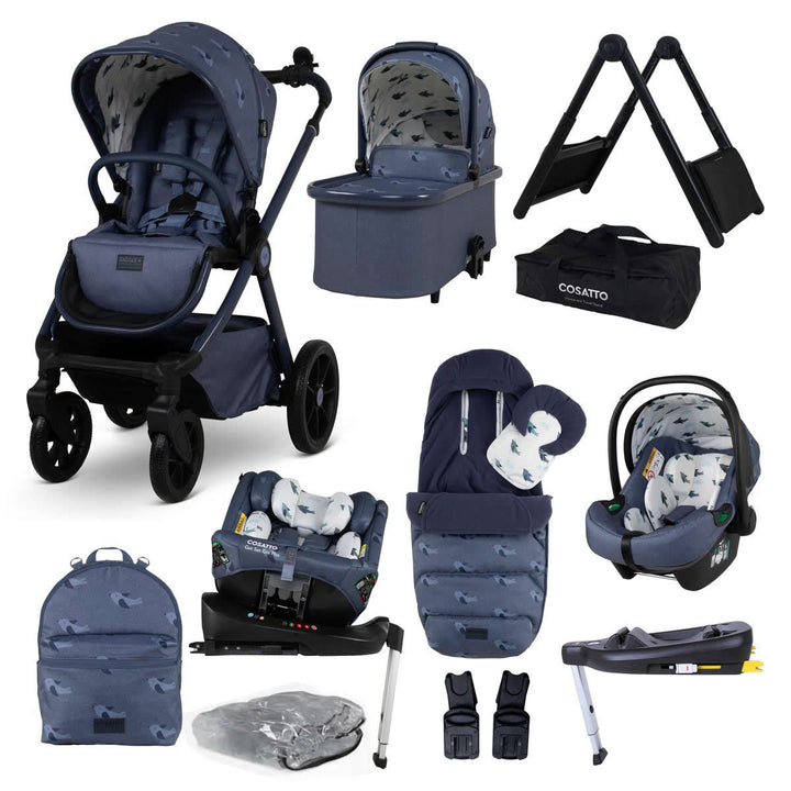 Cosatto Giggle 4 Special Edition All Stage Everything Home and Travel Bundle, Skylark