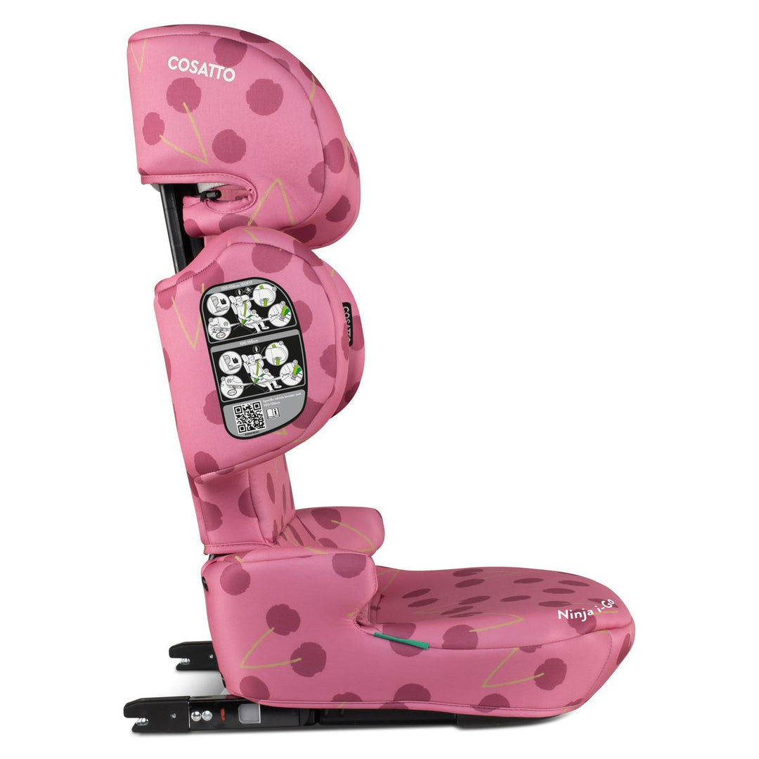 Cosatto Ninja i-Go R129 Travel Car Seat, Cherry Pie