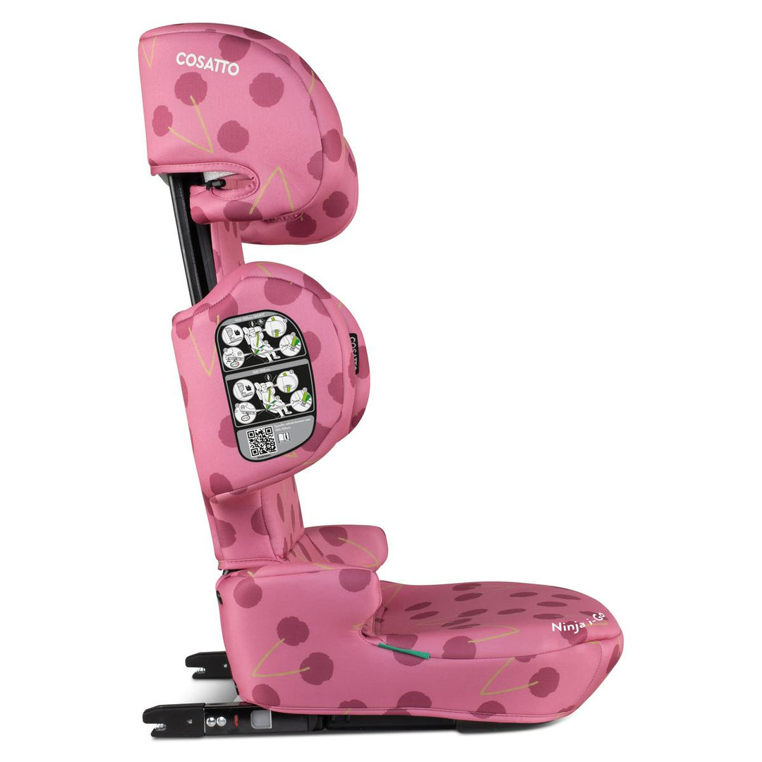 Cosatto Ninja i-Go R129 Travel Car Seat, Cherry Pie