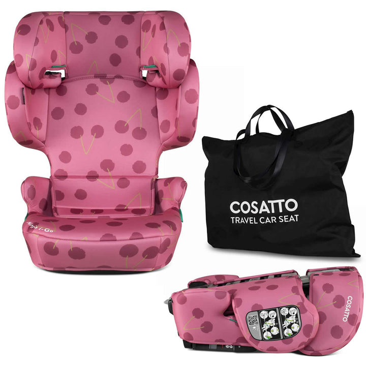 Cosatto Ninja i-Go R129 Travel Car Seat, Cherry Pie