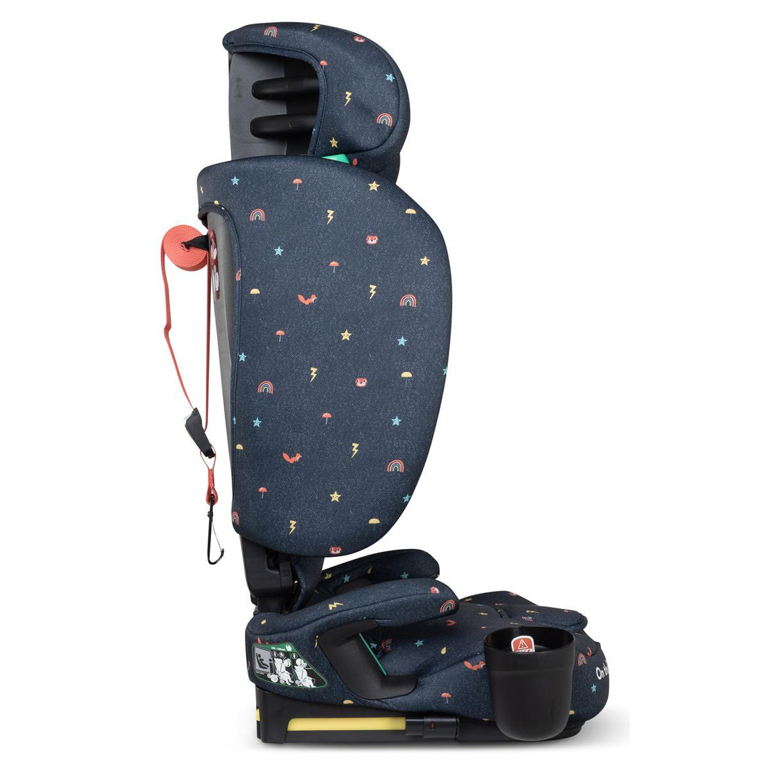 Cosatto On The Go i-Size Travel Car Seat with Carry Bag, Doodle Days