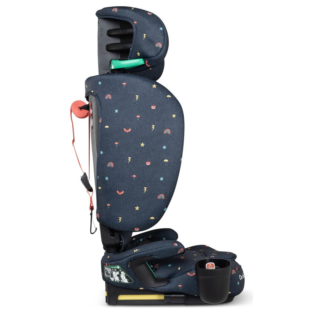 Cosatto On The Go i-Size Travel Car Seat with Carry Bag, Doodle Days