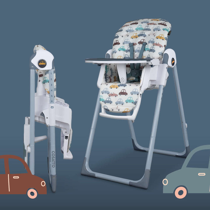 Cosatto Pip 0+ Highchair, Beep Beep