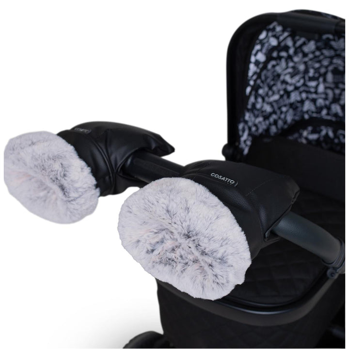 Cosatto Ultimate Heated Rechargeable Snuggle Pram Mitts, Black