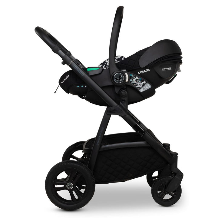 Cosatto Wow 3 All Stage Family Rotate & Recline 2 Base Bundle, Silhouette