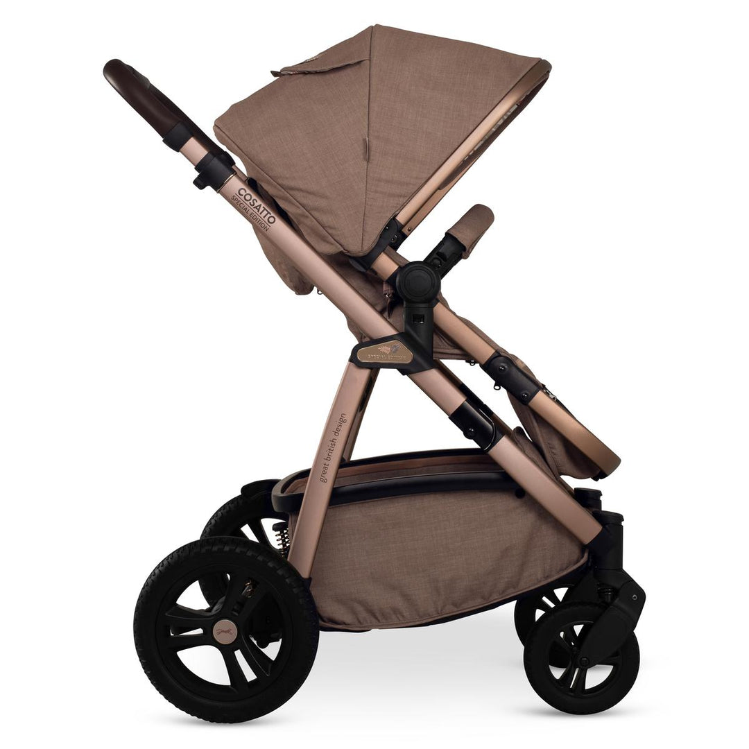 Cosatto Wow 3 Special Edition All Stage Family Rotate & Recline 2 Base Mega Bundle, Tiger Tale