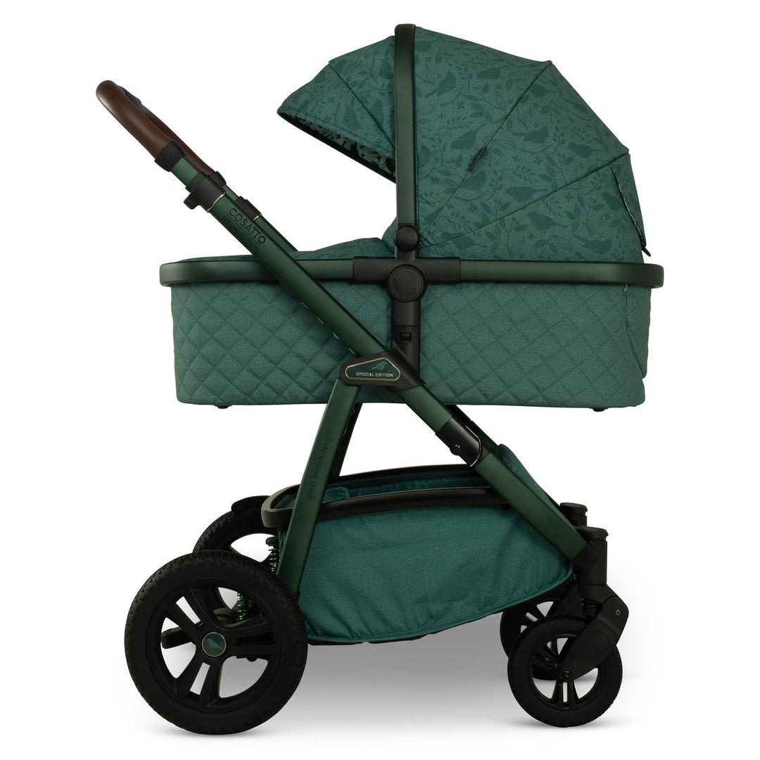 Cosatto Wow 3 Special Edition All Stage Family Rotate & Recline 2 Base Mega Bundle, Wildwood