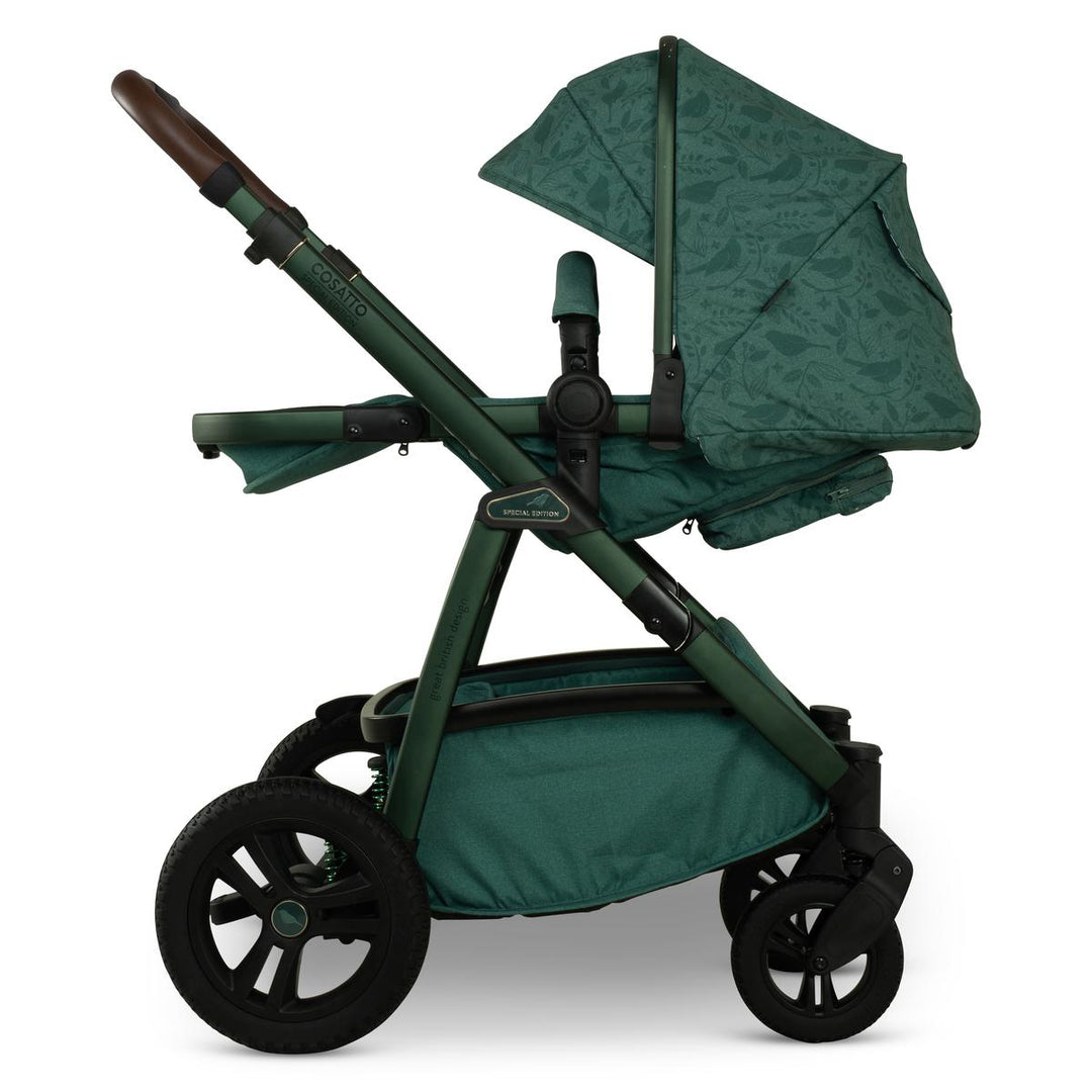 Cosatto Wow 3 Special Edition All Stage Family Rotate & Recline 2 Base Mega Bundle, Wildwood