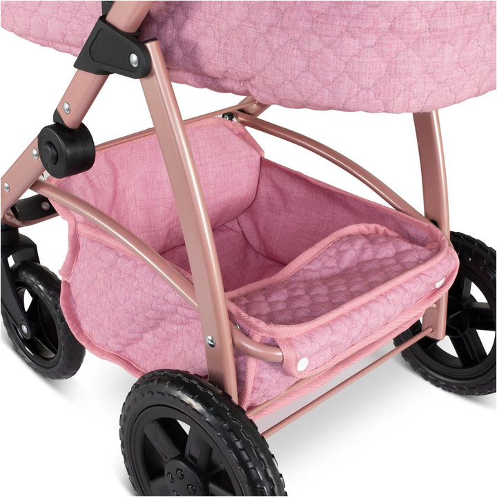 Cosatto Wow 3 in 1 Dolls Pram and Car Seat Travel System Bundle, Camille