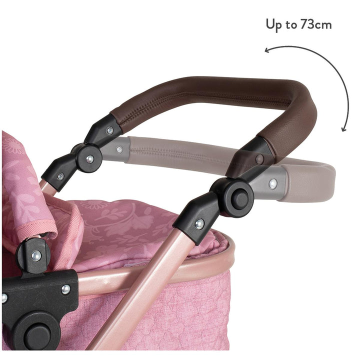 Cosatto Wow 3 in 1 Dolls Pram and Car Seat Travel System Bundle, Camille