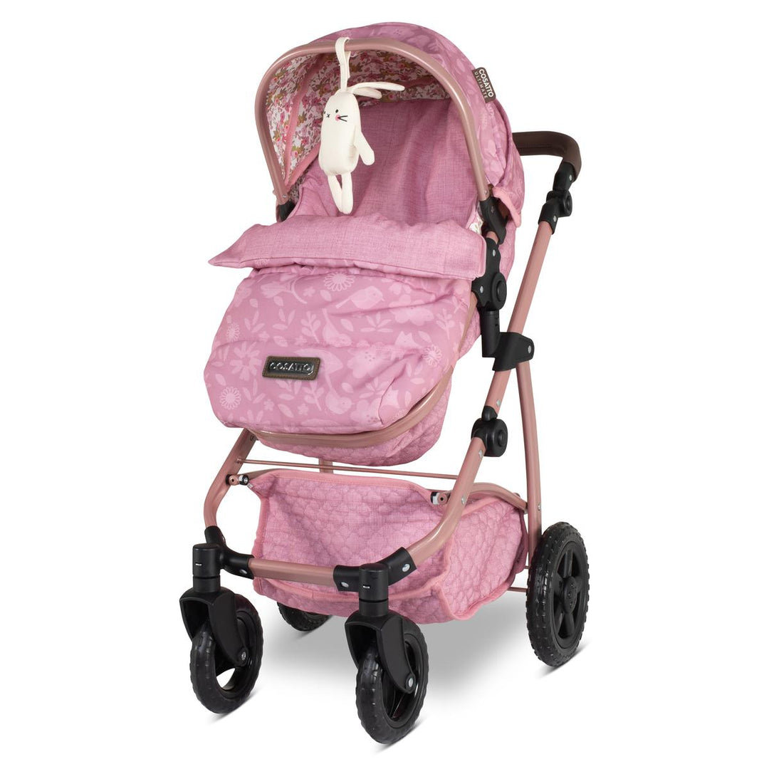 Cosatto Wow 3 in 1 Dolls Pram and Car Seat Travel System Bundle, Camille