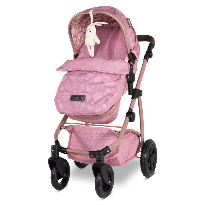 Cosatto Wow 3 in 1 Dolls Pram and Car Seat Travel System Bundle, Camille