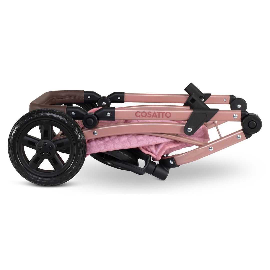 Cosatto Wow 3 in 1 Dolls Pram and Car Seat Travel System Bundle, Camille