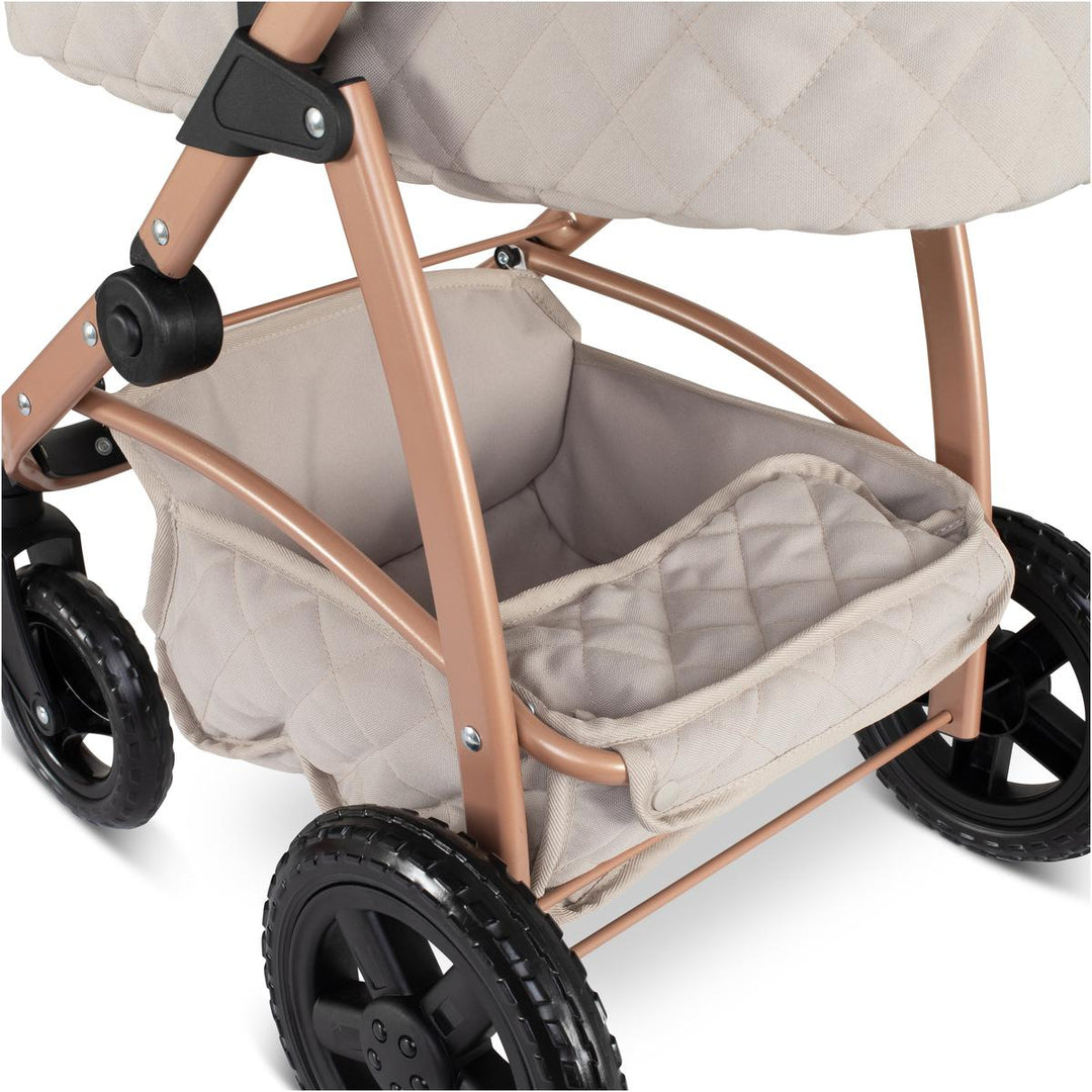 Cosatto Wow 3 in 1 Dolls Pram and Car Seat Travel System Bundle, Whisper