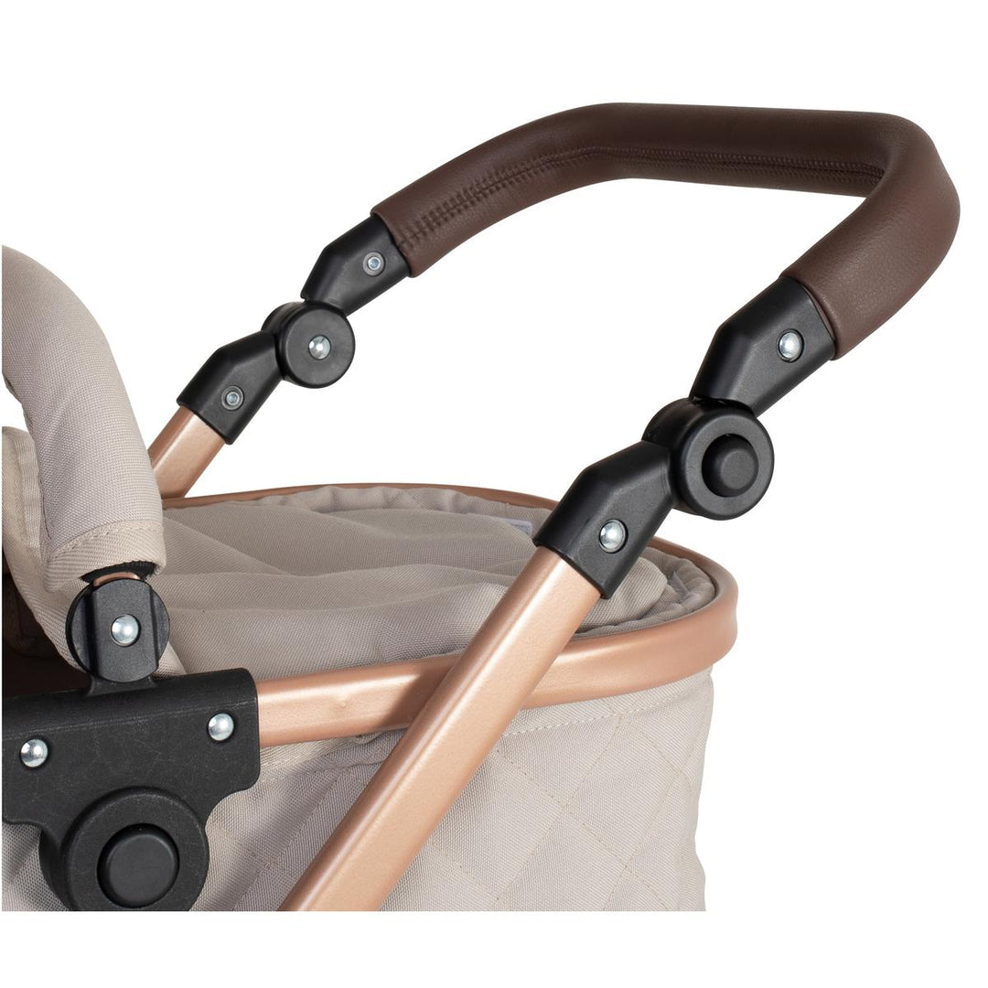 Cosatto Wow 3 in 1 Dolls Pram and Car Seat Travel System Bundle, Whisper