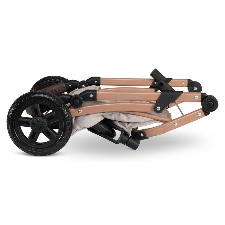 Cosatto Wow 3 in 1 Dolls Pram and Car Seat Travel System Bundle, Whisper