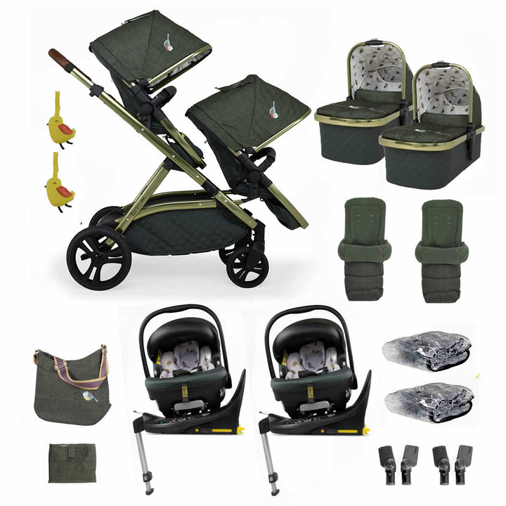 Cosatto Wow XL Rotating Twin Bundle, A2 Bureau