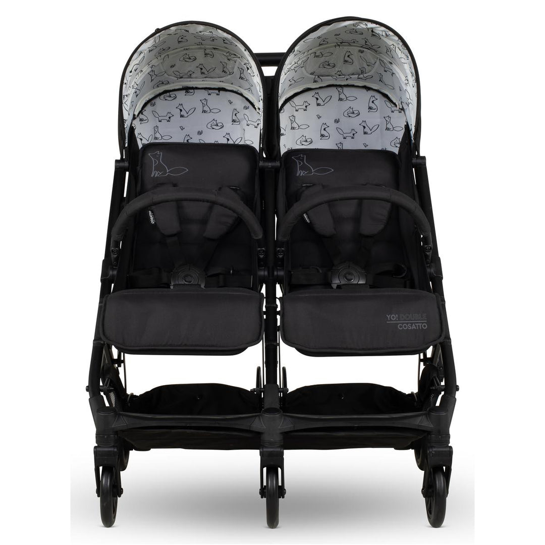 Cosatto Yo Double Twin Stroller, Foxed