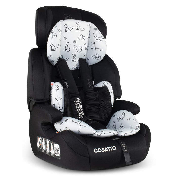 Cosatto Zoomi Group 123 Anti-Escape Car Seat, Foxed