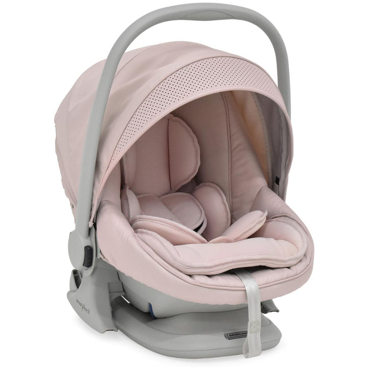 Bebecar Stylo Class+ Pram + Lie Flat Car Seat Travel System + Raincover, FREE Changing Bag, Roselle