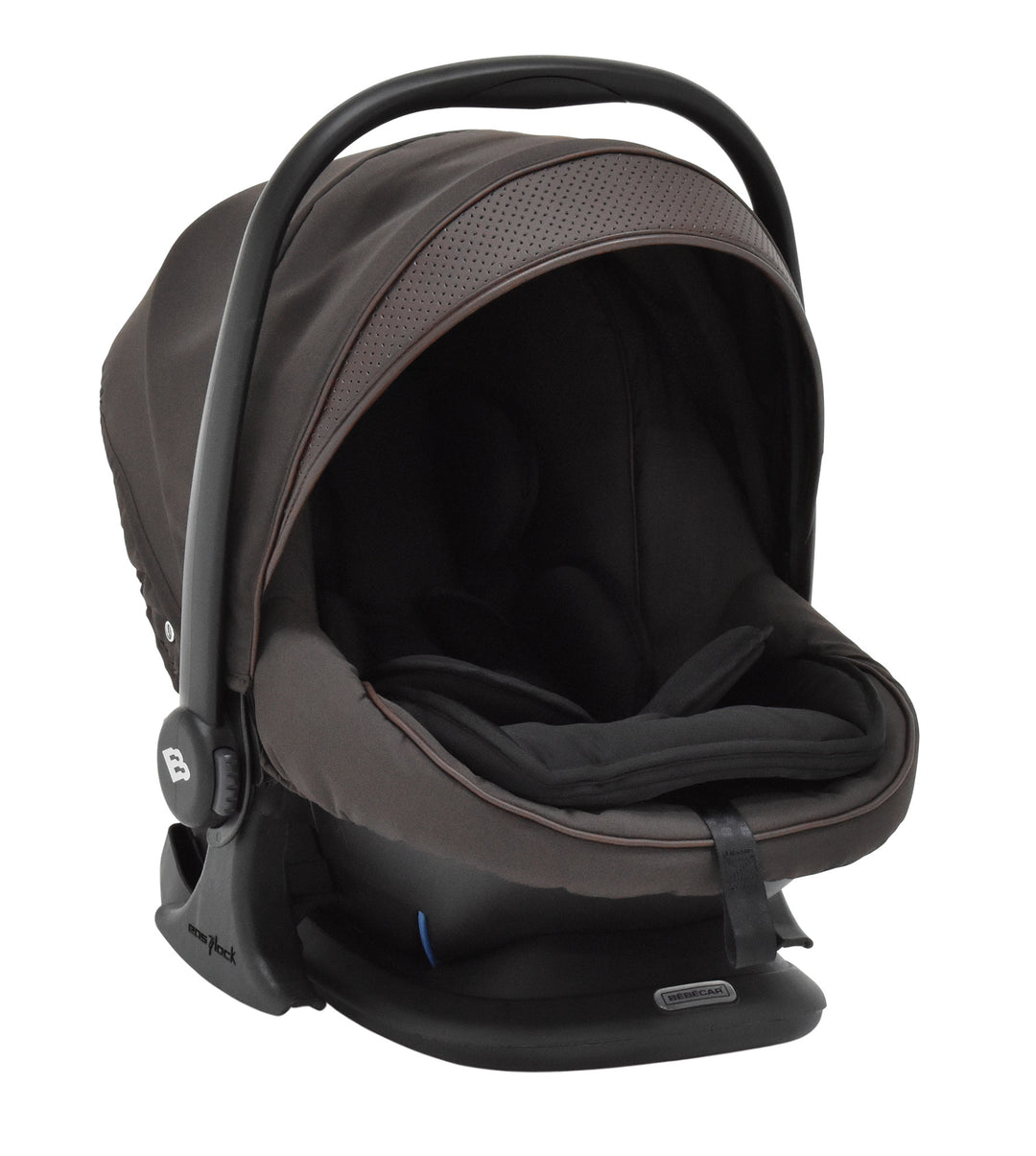 Bebecar Minipop Trio 3 in 1 Travel System + Lie Flat Car Seat, FREE Changing Bag, Cacao