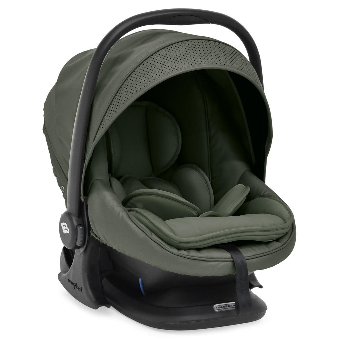Bebecar Minipop Trio 3 in 1 Travel System + Lie Flat Car Seat, FREE Changing Bag, Sorrel