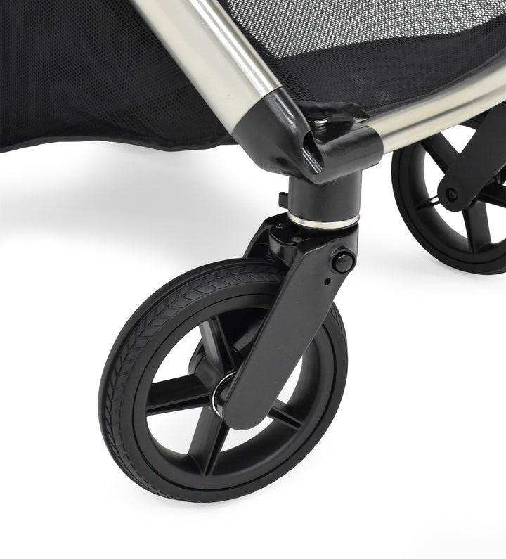 Bebecar Face Combi + Lie Flat Car Seat Travel System + Raincover, FREE Changing Bag, Shadow