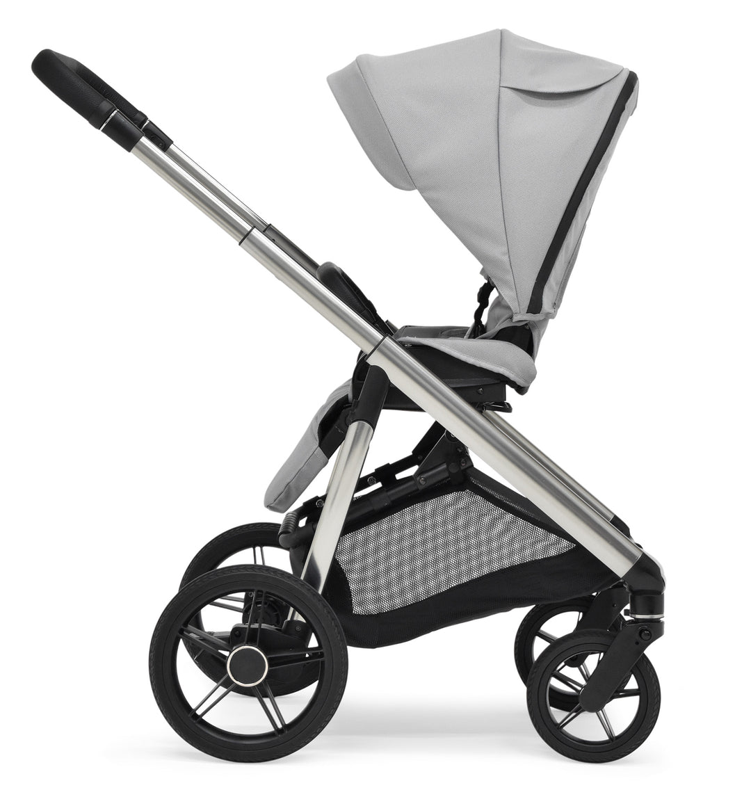 Bebecar Face Combi + Lie Flat Car Seat Travel System + Raincover, FREE Changing Bag, Mist