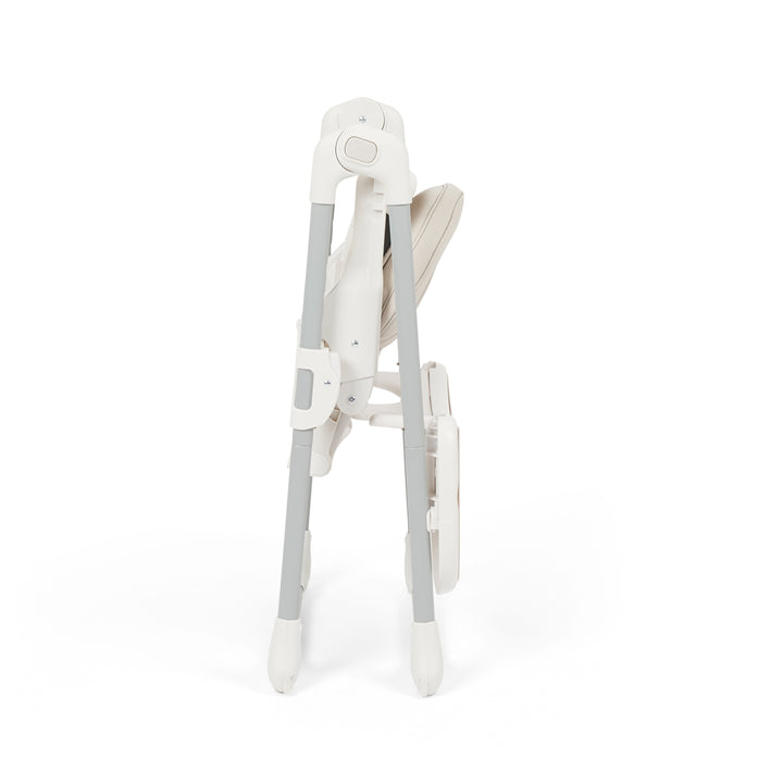 Ickle Bubba Switch Multi Function Highchair + Pink Feeding Set, Pearl Grey