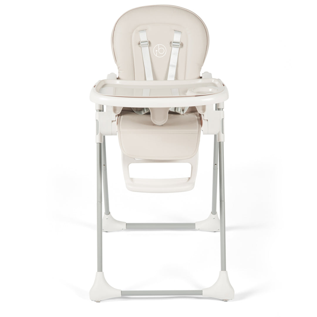 Ickle Bubba Switch Multi Function Highchair + Pink Feeding Set, Pearl Grey