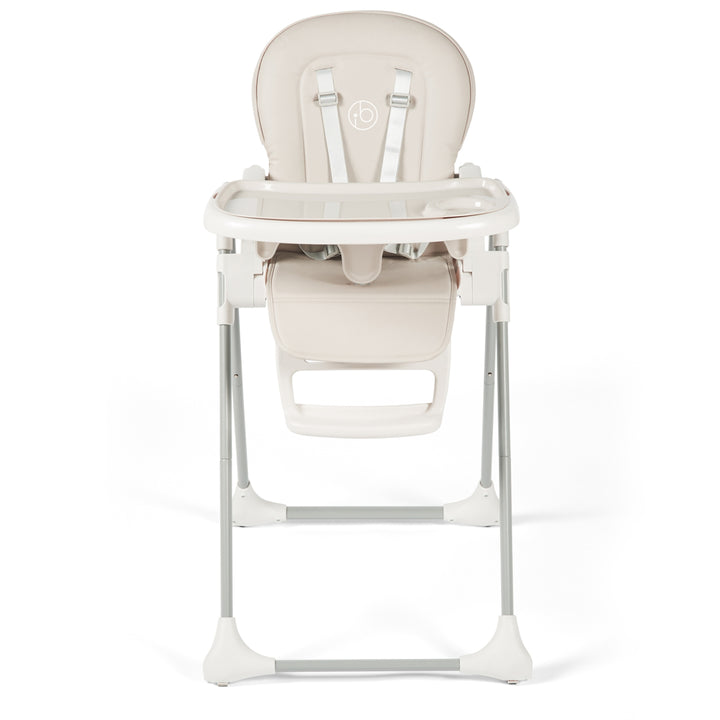 Ickle Bubba Switch Multi Function Highchair + Pink Feeding Set, Pearl Grey
