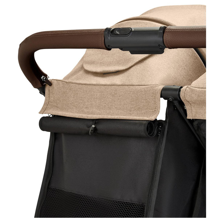 Ickle Bubba Venus Double Stroller, Biscuit