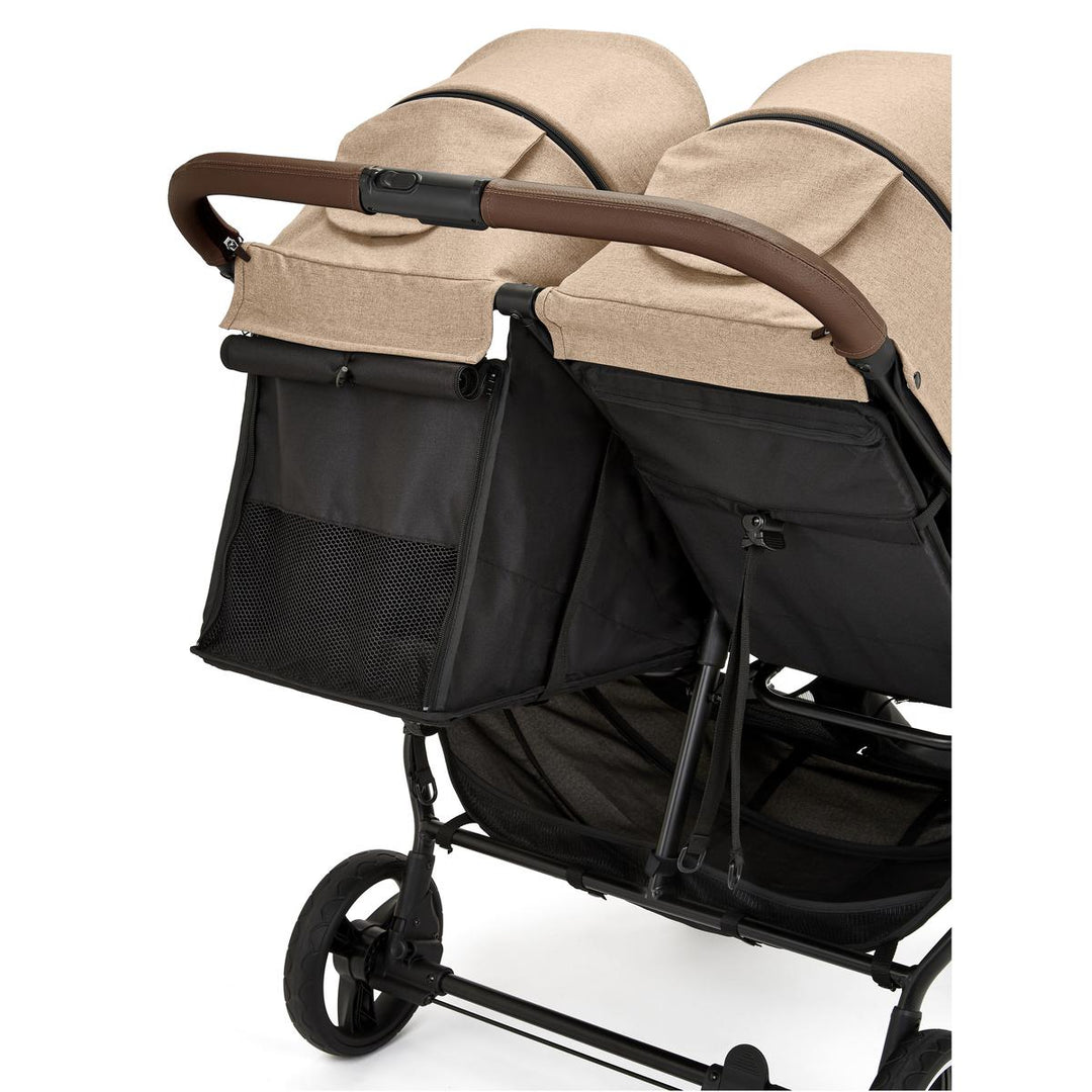 Ickle Bubba Venus Max Double Stroller, Biscuit