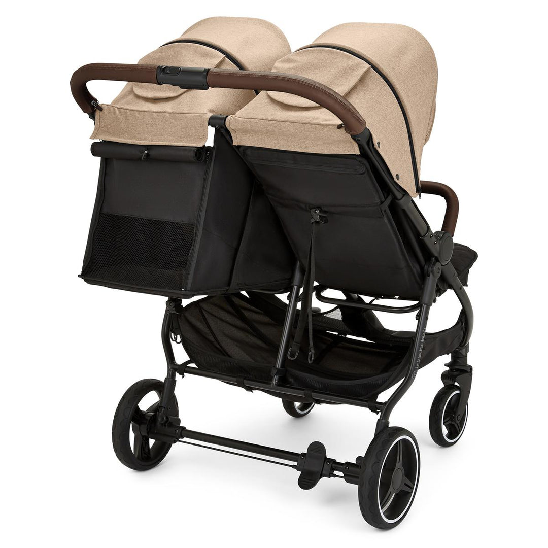 Ickle Bubba Venus Double Stroller, Biscuit