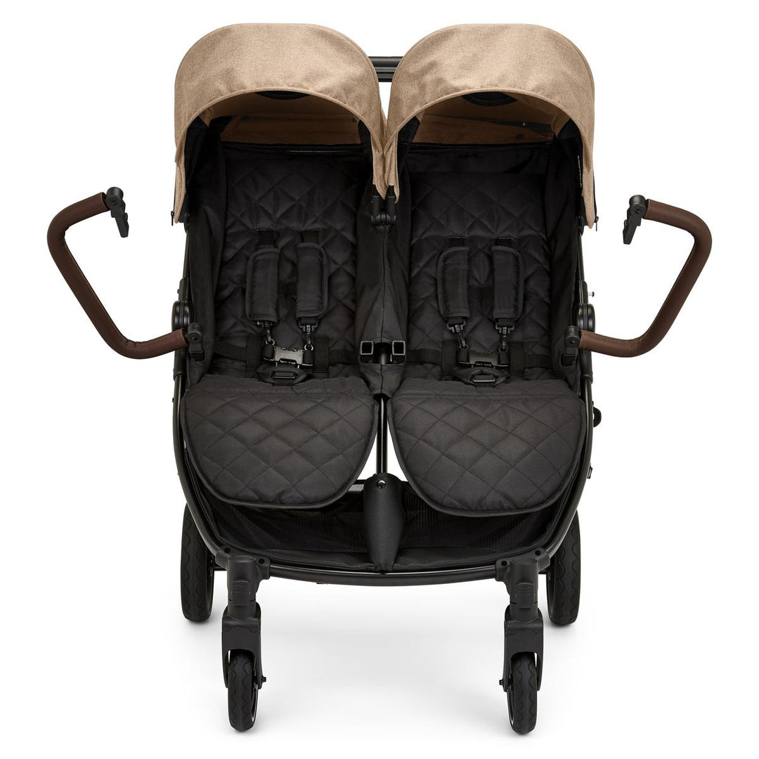 Ickle Bubba Venus Max Double Stroller, Biscuit