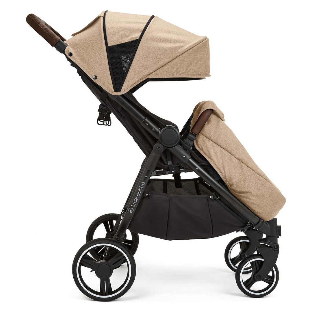 Ickle Bubba Venus Max Double Stroller, Biscuit