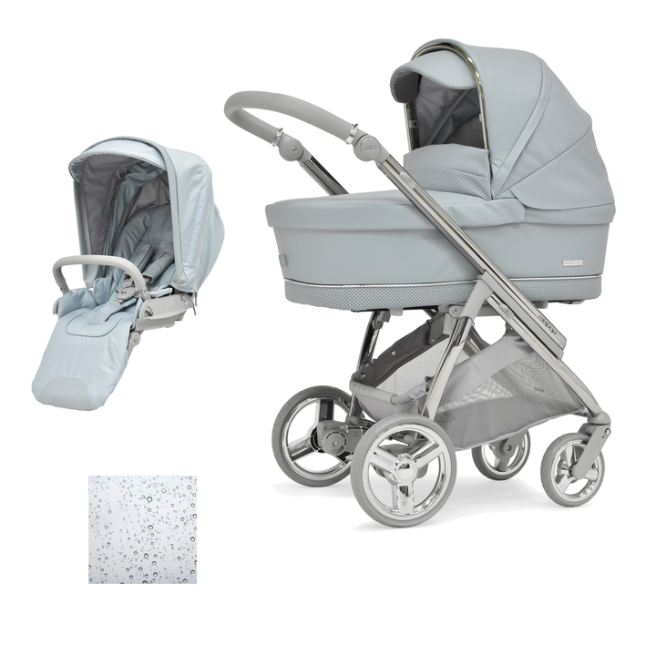 Bebecar Minipop Duo 2 in 1 Pram + Raincover, Celestine