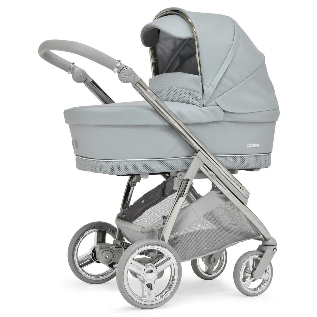 Bebecar Minipop Trio 3 in 1 Travel System + Lie Flat Car Seat, FREE Changing Bag, Celestine