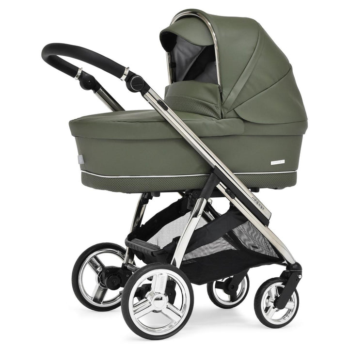 Bebecar Minipop Trio 3 in 1 Travel System + Lie Flat Car Seat, FREE Changing Bag, Sorrel