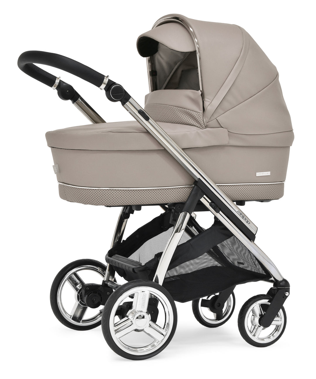 Bebecar Minipop Duo 2 in 1 Pram + Raincover, Truffle - image 3