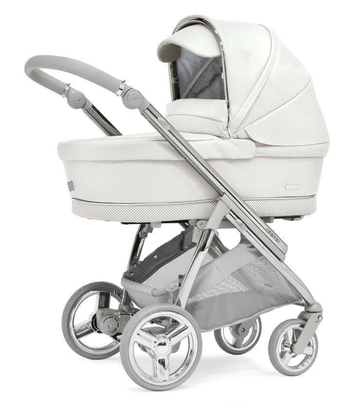 Bebecar Minipop Duo 2 in 1 Pram + Raincover, Porcelaine - image 3
