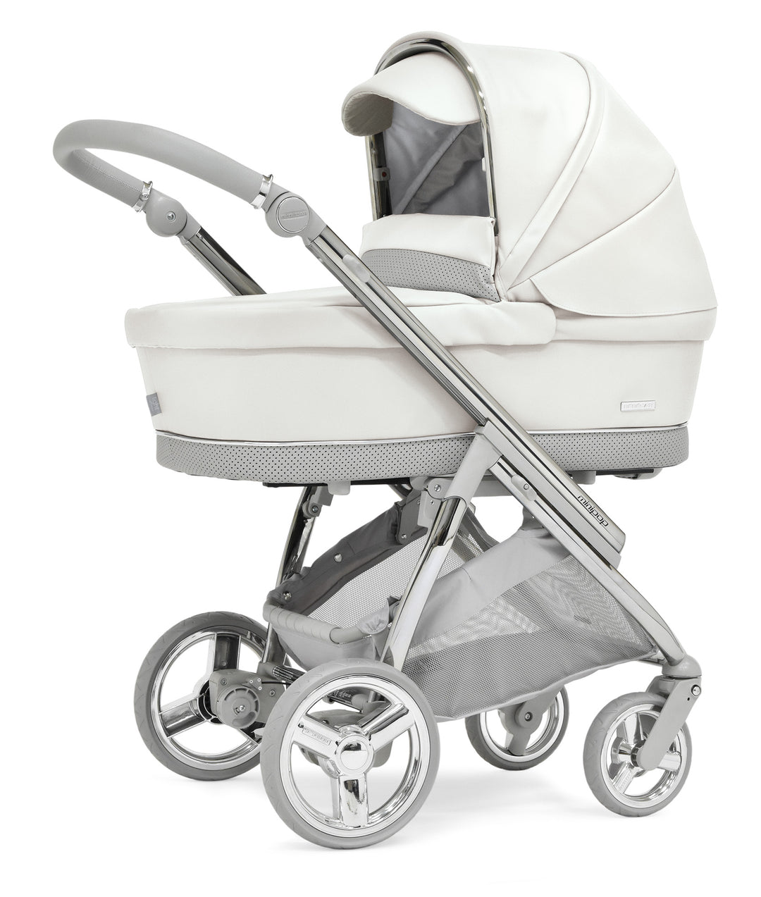 Bebecar Minipop Duo 2 in 1 Pram + Raincover, Halo - image 3