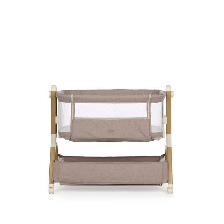 Obaby Cloud Bedside Crib - Nutmeg
