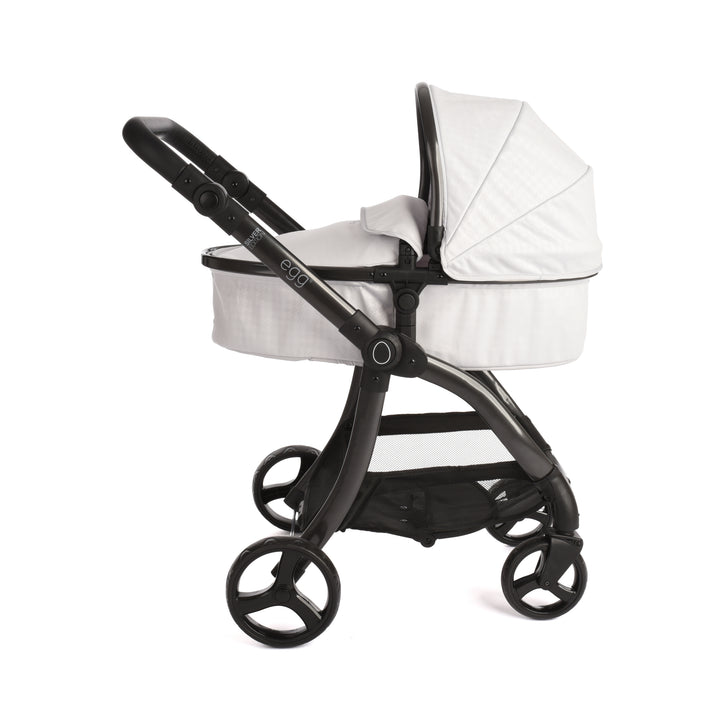 egg Dolls Pram Houndstooth Silver