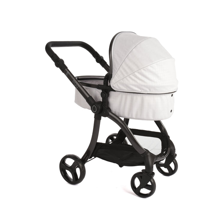 egg Dolls Pram Houndstooth Silver