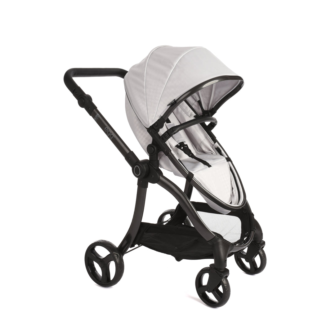 egg Dolls Pram Houndstooth Silver