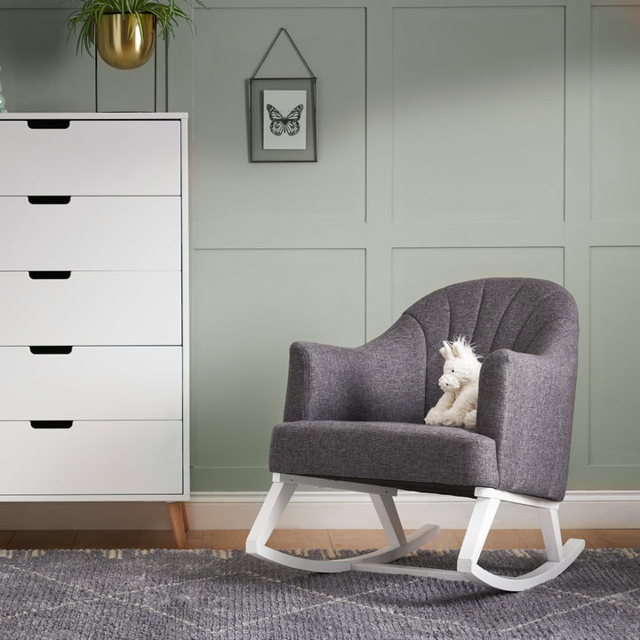 Obaby Stamford Space Saver Warm Grey 5 Piece Nursery Bundle