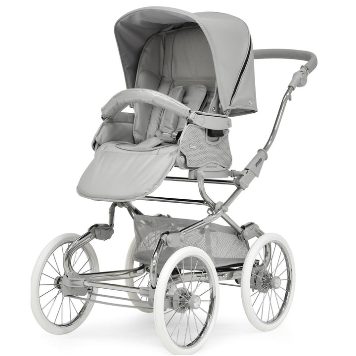 Bebecar Stylo Class+ Pram + New Aurea Car Seat Travel System + Raincover, FREE Changing Bag, Graphite