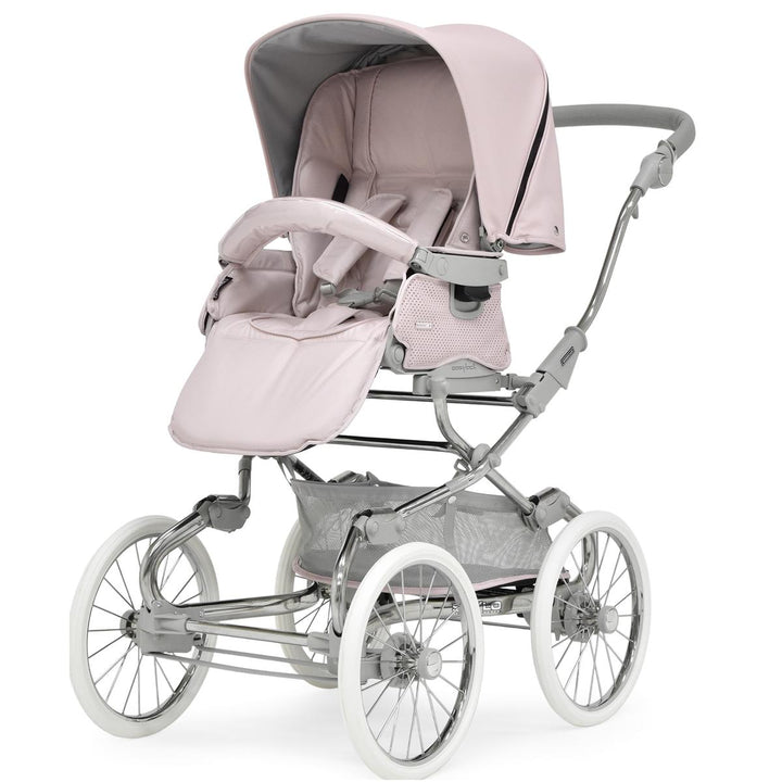 Bebecar Stylo Class+ Pram + New Aurea Car Seat Travel System + Raincover, FREE Changing Bag, Roselle