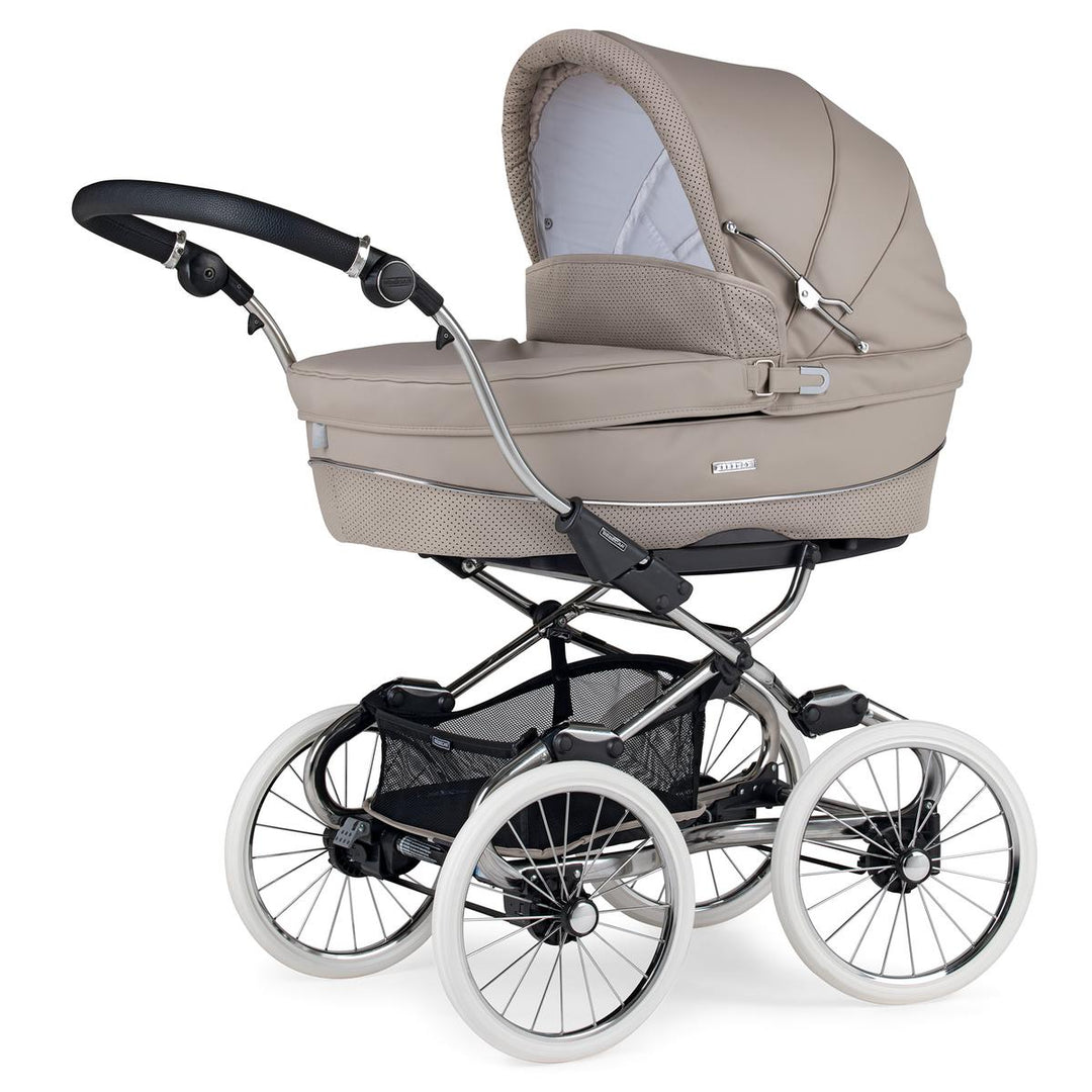 Bebecar Stylo Class+ Pram + New Aurea Car Seat Travel System + Raincover, FREE Changing Bag, Truffle